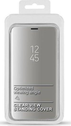 Kornizë mbrojtëse për celular Clear View, Samsung A22 LTE A225, e hirtë