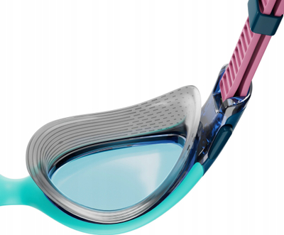 Syze noti Speedo BioFuse 2.0 për goca, lente anti mjegull, mbrojtje UV400, blu