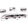 Lodër tren MADE Train With Magnet, dritë dhe zë, dyer hapëse