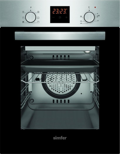 Furrë inkaso Simfer 4207BERIM, 47L, klasa A, inox e zezë