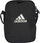 Çantë krahu Adidas Basketball Hoops Cross Body, me xhep me zinxhir, me rrip që shtyhet e shkurtohet, e zezë