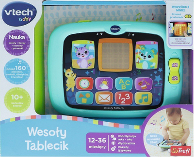Tablet edukativ VTech Super Tablet 61800, ekran me prekje, lodër interaktive, mente
