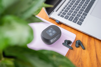 Kufje wireless Poly Voyager Free 60+ UC, in-ear, Bluetooth, të zeza