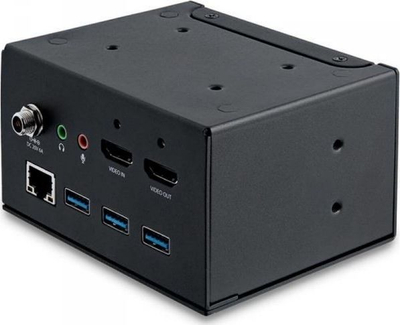 Dok stacionar StarTech për laptop, modul dokimi me USB‑C, USB‑A, HDMI 4K, i zi