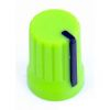 Kapak poteciometri DJ TECHTOOLS Chroma Caps Super Knob 0, gome, për mikser DJ, jeshil i ndezur