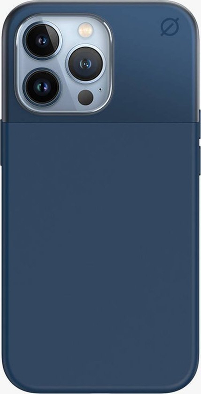 Mbështjellës Atom Studios Split Silicone për iPhone 13 Pro, MagSafe, i kaltër