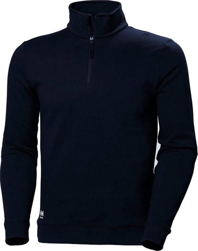 Bluzë Helly Hansen Manchester HZ, me zinxhir gjysmë, me mëngë t’gjata, blu e errët