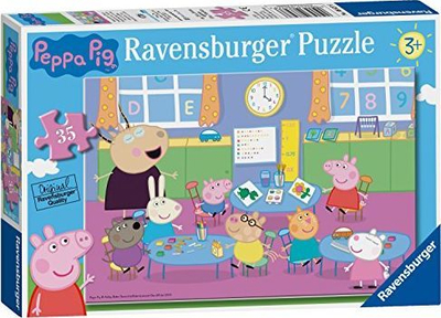 Puzzle Ravensburger Fun in the Peppa Pig class, 35 pjesë