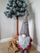 Dekor Krishtlindjesh Saska Christmas Gnome Standing, 95cm, qëndron në këmbë, gri kuqe