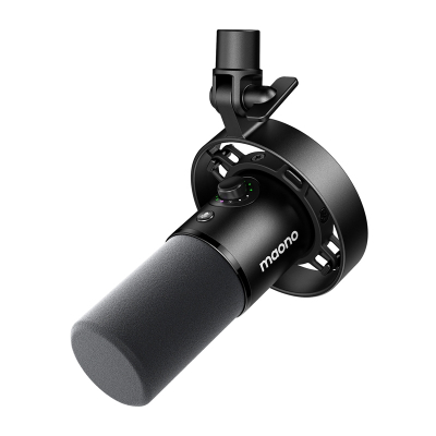 Mikrofon dinamik MAONO XLR USB, 192kHz 24bit, reduktim zhurme, i zi