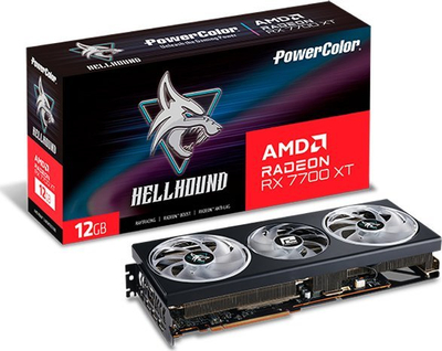 Kartelë grafike Power Color Hellhound Radeon RX 7700 XT 12GB GDDR6