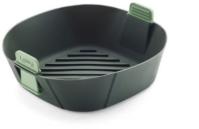 Koshi për fritezë me ajër Lekue Air Fryer Basket L, për 3.5L deri 5L, silikon, gri