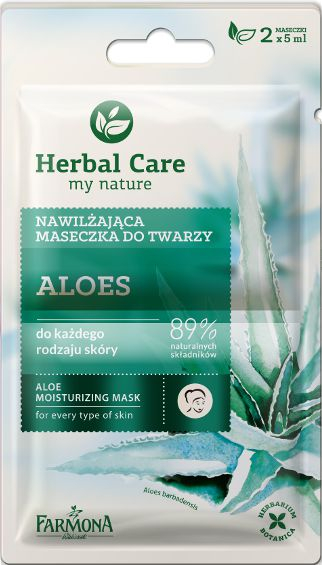Maskë hidratuese Farmona Herbal Care, 5ml x 2