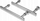 Set doreza për derë kabine dushi Deante JASMIN, distancë 140mm, krom
