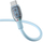 Kabllo karikimi Baseus Pudding, USB në USB Type C, 100W, 2m, blu