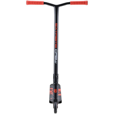 Trotinet freestyle Victoria Sport Extreme Stunt Scooter 100mm, rrota 100mm, i zi me të kuqe