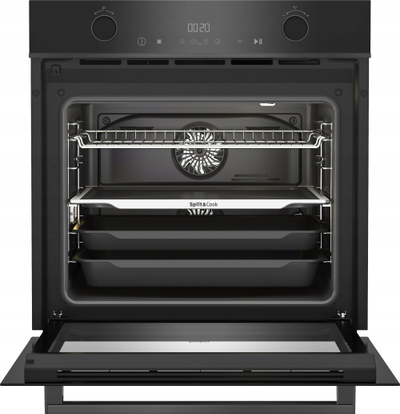 Furra elektrike Beko BBVM13400DXS Split&amp;Cook, 72L, klas A+, e zezë