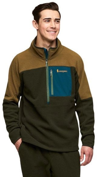 Jakne fleece Cotopaxi Abrazo Half Zip për burra, 100% material i riciklum, me xhepa anësore, shumëngjyrëshe