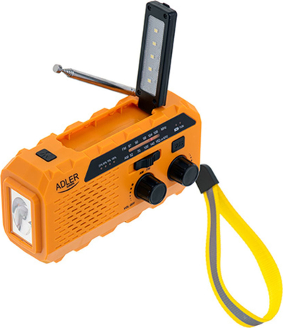 Radio portative multifunksionale me panel diellor, 1200mAh, power bank, jeshile