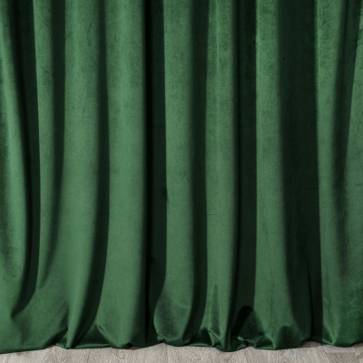 Perde kadife Eurofirany Drape 386701, 140x270 cm, efekt errësues, jeshile e errët