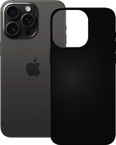 Kapak TPU PEDEA për iPhone 16 Pro Max, i butë, i zi