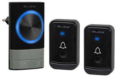 Kambana wireless Blow AP-21, 2 transmetues, 150m, e zezë