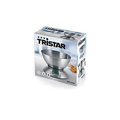 Peshore kuzhine Tristar KW2436, elektronike, 5kg, inoks ngjyrë argjendi