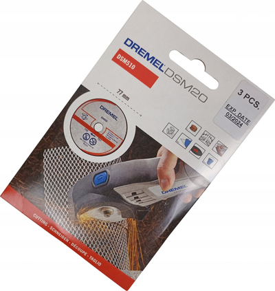 Disk prerës për metal Dremel DSM510, 77mm, set 3 copë