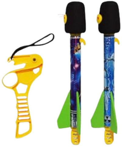 Set lodër slingshot Space, me raketa nga shkumë EVA, për lojë sport nëpër arkada