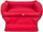 Shtrat makine për qen HobbyDog Royal Trunk Bed R2, 100x80 cm, i kuq