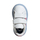 Бебешки патики Adidas Grand Court 2.0, со велкро затворање, EVA ѓон, бели
