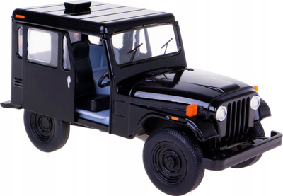 Makina lodër Kinsmart Jeep DJ-5B 1971, metal, me tërheqje “pull-back”, e kuqe