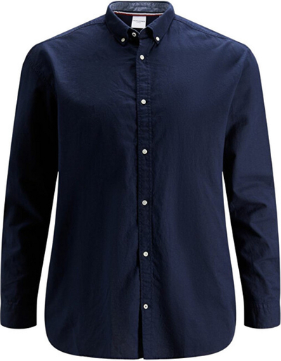 Këmishë Jack&Jones Plus JJESUMMER Regular Fit, e kaltër, nr. XXL