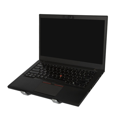 Mbajtëse ergonomike portative për laptop/tablet, alumini, e hirtë
