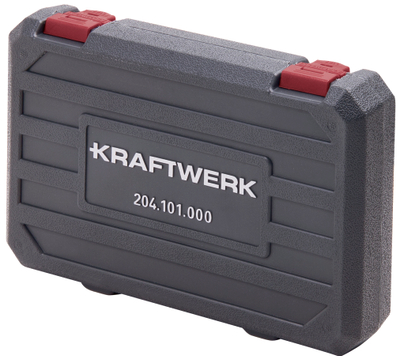 Set çelësa dhe fole Kraftwerk 204.101.000, 1/4", 42 pjesë