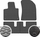 Tapete gome për veturë Citroen C4 Picasso II, set 4 copë, 2013-2021, të zeza