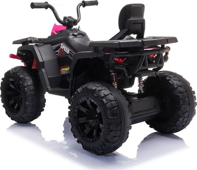 Quad elektrik për fëmijë Lean Cars JC333, 12V, dy motorë, rozë e zezë
