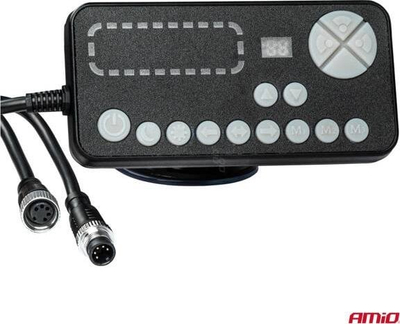 Предупредувачко LED светло AMiO 03345, 12V 24V, портокалово