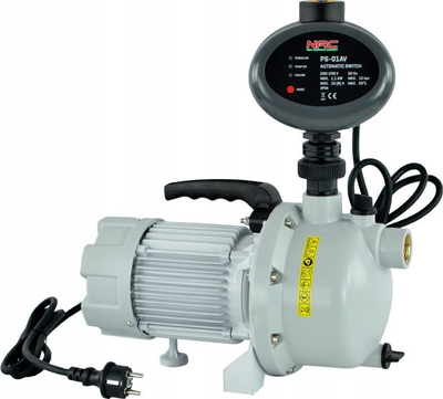 Pompë uji për kopsht NAC GPE100-A-L, 1000W, 4500 l/orë, gri