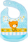 Përparëse për foshnje Bocioland Bear Pocket (BOC0563), e kaltër