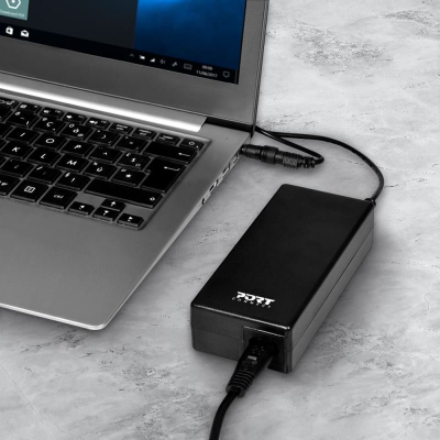 Karikues laptopi Port Designs ACTO 900093, 65W, për Acer dhe Toshiba, ngjyrë e zezë