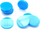 Shenja loje Crafters Acrylic Markers, set 10 copë, xham akrilik 3 mm, të bardha