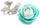 Qafore Troli White-Mint Flower