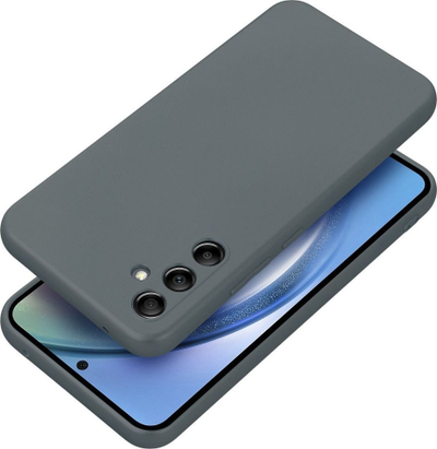 Këllëf metalik për telefon Samsung Galaxy A34 5G, TPU, gri