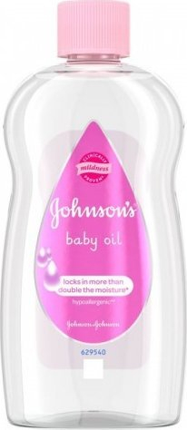 Валј за бебе Џонсонс Baby Oil, 300g, за чувствителна кожа, проѕирен