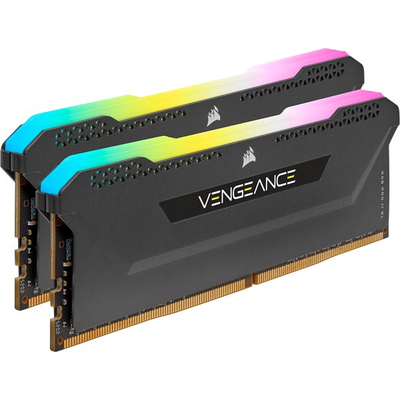 RAM меморија Корсаир Венџанс РГБ Про SL, 16GB DDR4, 2 x 8GB, црна