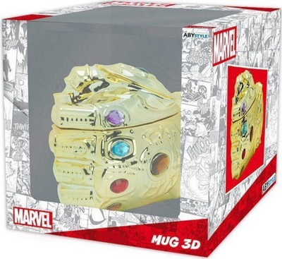 Filxhan me kapak Marvel ABYstyle Thanos, 350ml, i artë