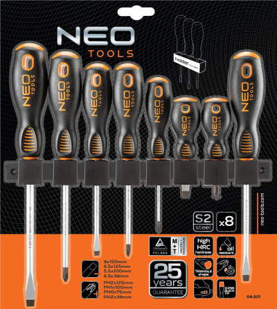 Komplet kaçavidash Neo, 8 copë (04-207)