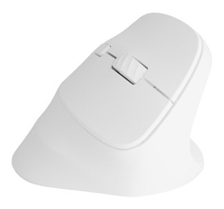 Maus vertikal wireless Natec Crake 2, Bluetooth 5.2, 2400 DPI, i bardhë
