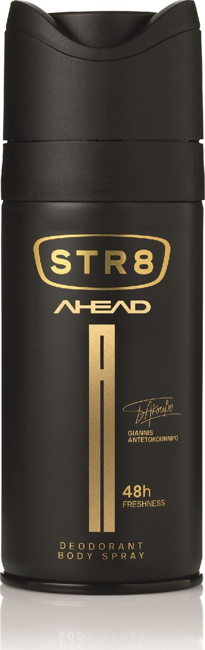 Дезодоранс за мажи STR8 Ahead, 150ml, мирис на свежина, црн